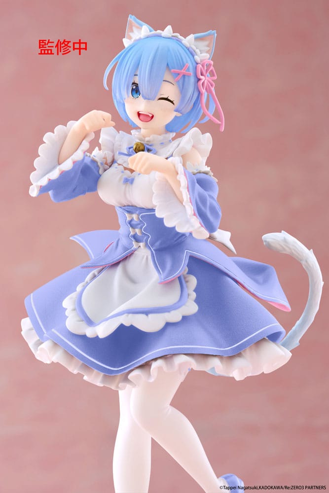 Re:Zero Starting Life in Another World Coreful PVC Statue Rem Cat Maid Ver. Renewal 18 cm P060430