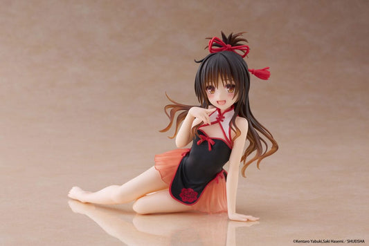 To Love-Ru Darkness PVC Statue Desktop Cute Figure Mikan Yuki Chinese Dress Ver. 13 cm P060431