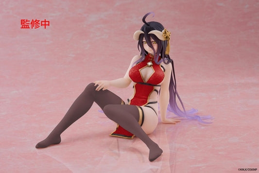 Overlord PVC Statue Desktop Cute Figure Albedo Chinese Dress Ver. Renewal 13 cm P060433