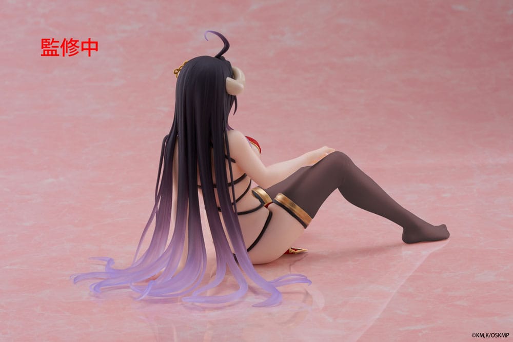 Overlord PVC Statue Desktop Cute Figure Albedo Chinese Dress Ver. Renewal 13 cm P060433