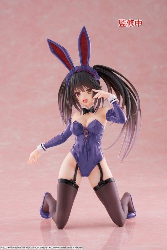 Date A Live V PVC Statue Desktop Cute Figure Kurumi Tokisaki Bunny Ver. Renewal 13 cm P060455