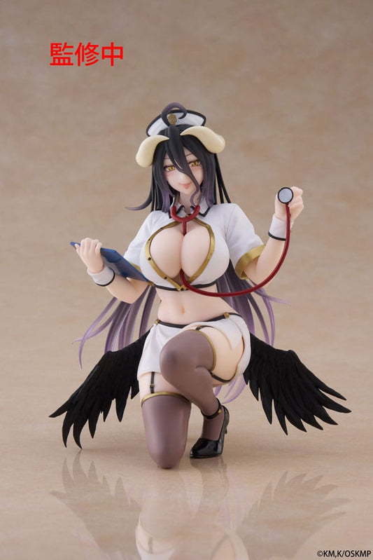 Overlord PVC Statue Desktop Cute Figure Albedo Nurse Ver. Renewal 13 cm P066775