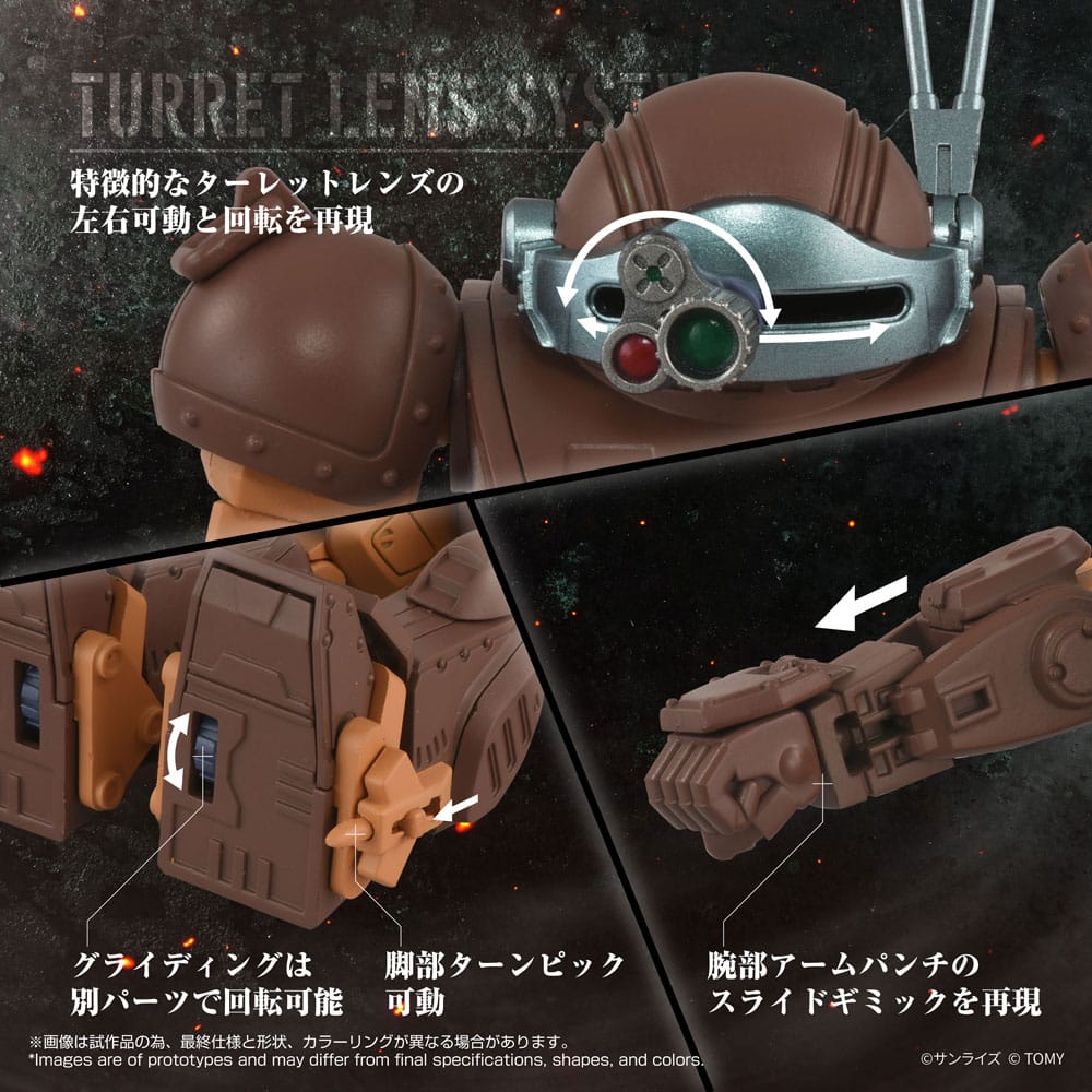 Armored Trooper Votoms Toyrise Action Figure 1/48 AT Collection 07 Scope Dog Brown Color Ver. 9 cm P069137