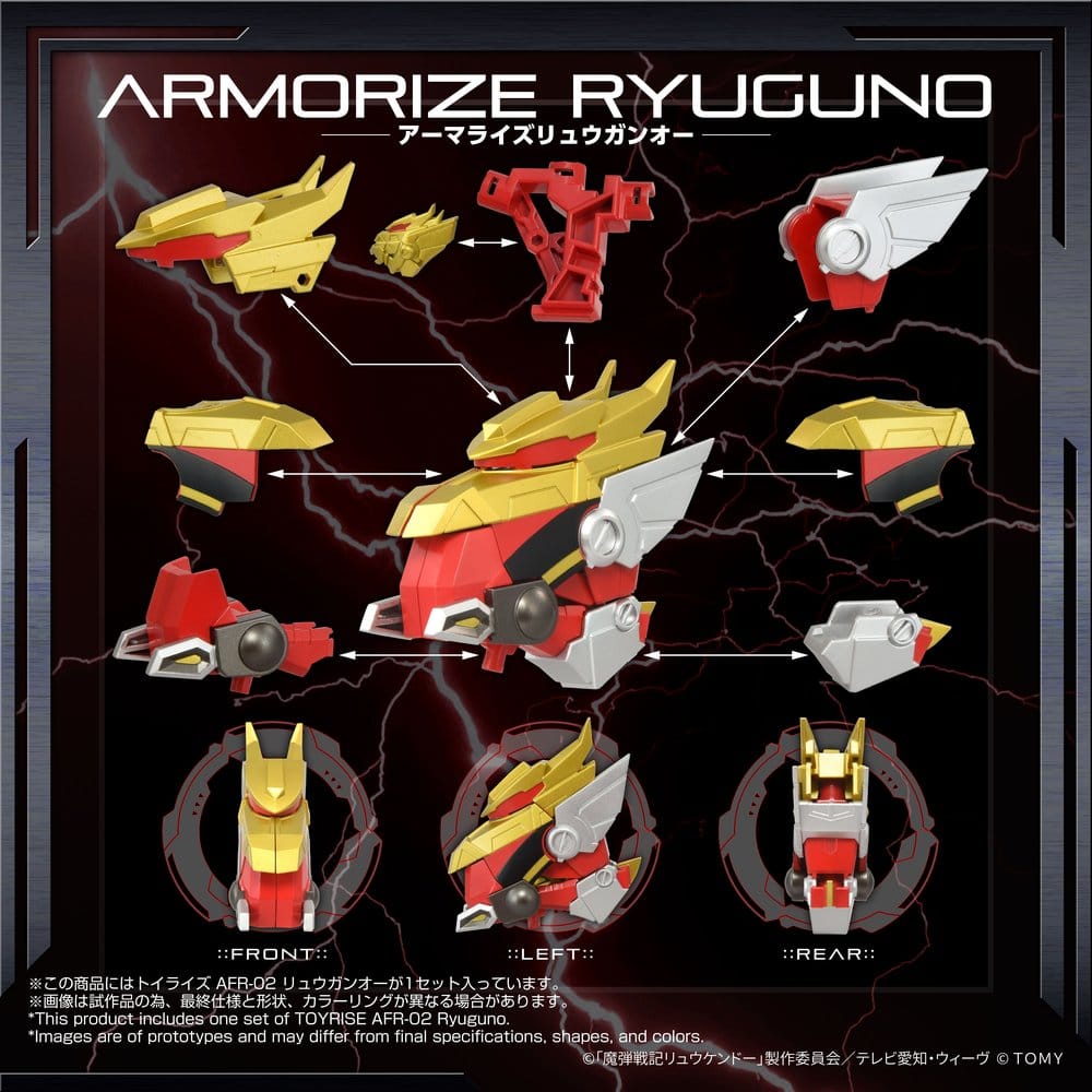 Magic Bullet Chronicles Ryukendo Action Figure Toyrise Afr-02 Ryuguno 16 cm P074861