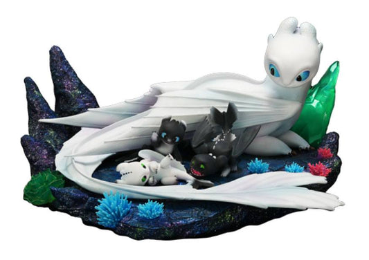 How To Train Your Dragon Statue 1/6 Light Fury & Night Lights 36 cm P060527