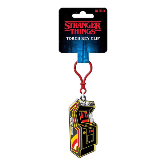 Stranger Things Torch Key Clip Keychain Arcade Unit P074457