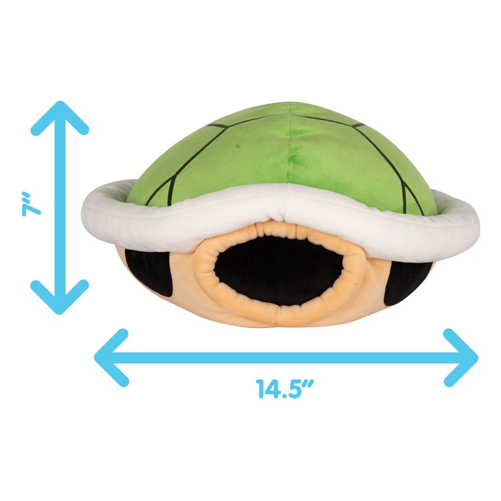 Mario Kart Mocchi-Mocchi Mega Plush Figure Green Shell 19 cm P060717