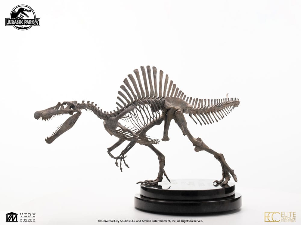 Jurassic Park III ECC Elite Creature Line Statue 1/24 Spinosaurus Skeleton Bronze 27 cm P060791