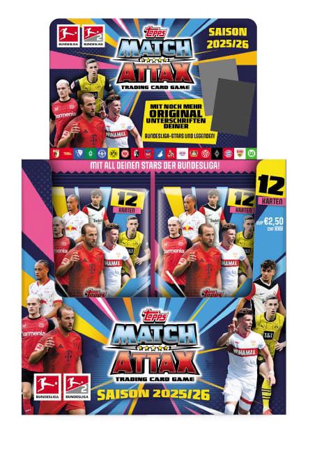 Bundesliga Match Attax Trading Cards 2025/26 Booster Display (36) *German Version* P064946