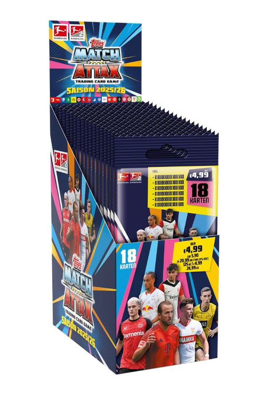Bundesliga Match Attax Trading Cards 2025/26 Power Pack Display (14) *German Version* P064947