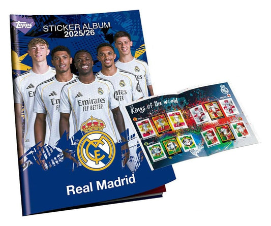 Real Madrid 2025/26 Sticker Collection Album Set P074357