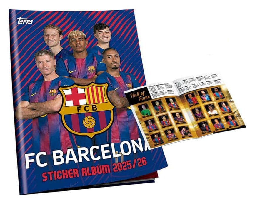 FC Barcelona 2025/26 Sticker Collection Album Set P074358