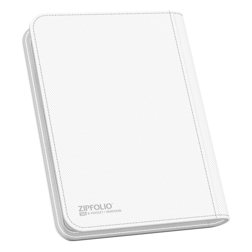 Ultimate Guard Zipfolio 160 8-Pocket Xenoskin - White P061772