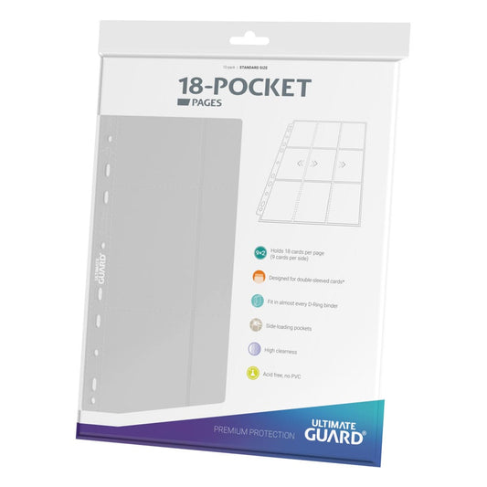 Ultimate Guard 18-Pocket Pages Side-Loading (10) - White P061784