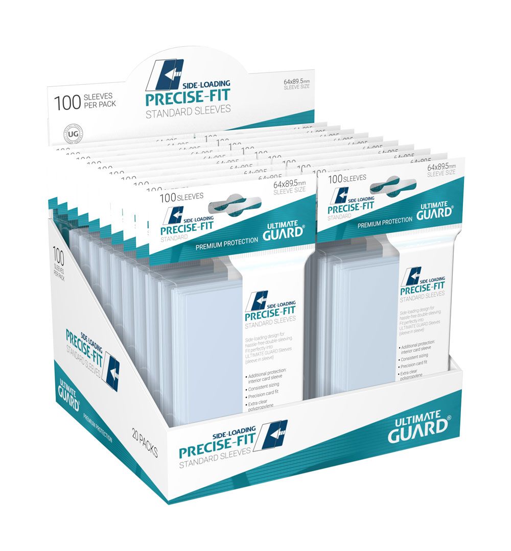 Ultimate Guard Precise-Fit Sleeves Standard Size (100) - Side-Loading P061817
