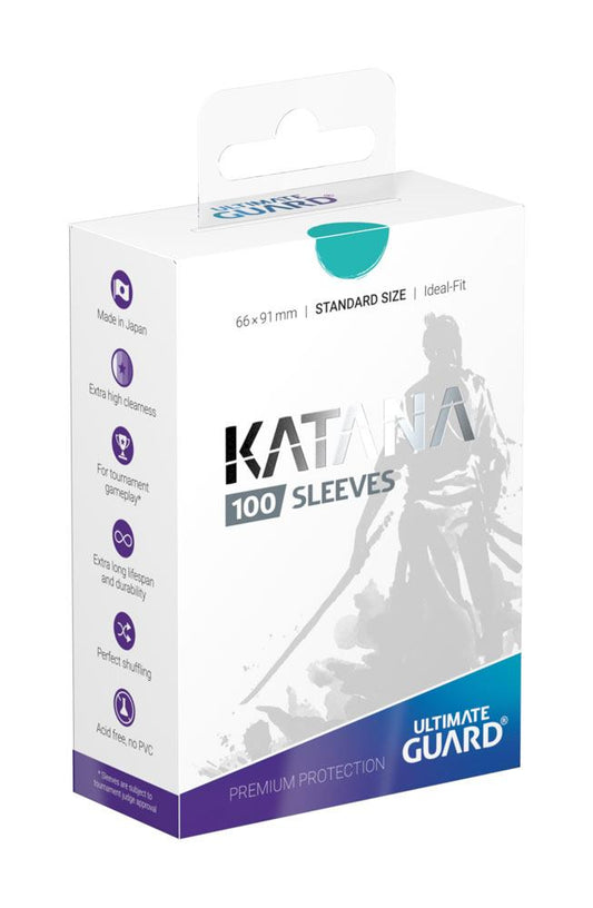 Ultimate Guard Katana Sleeves Standard Size (100) - Turquoise P061866