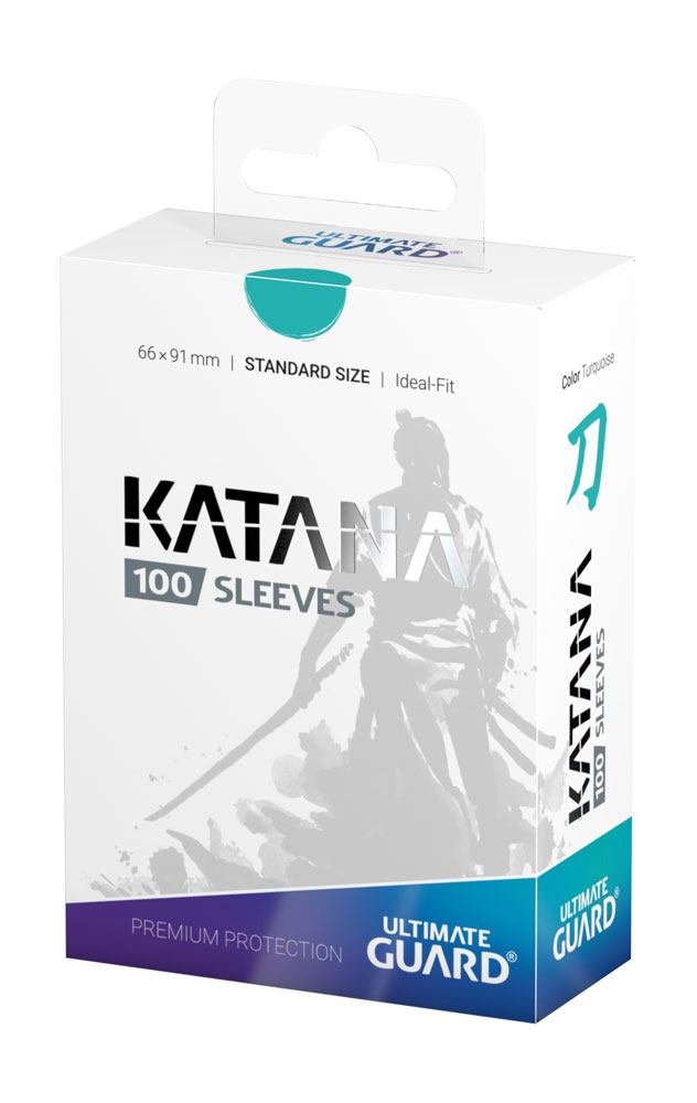 Ultimate Guard Katana Sleeves Standard Size (100) - Turquoise P061866