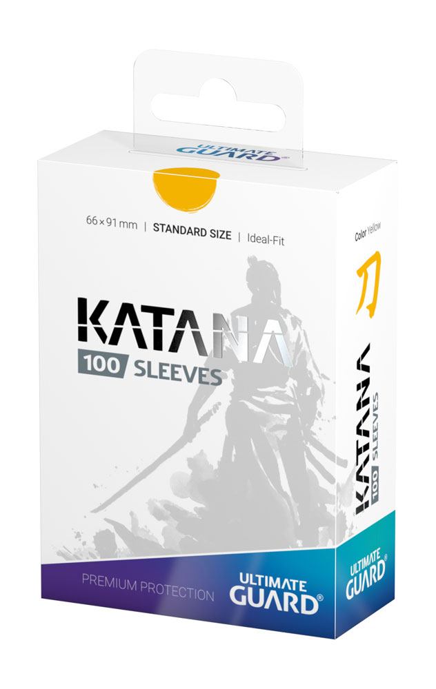 Ultimate Guard Katana Sleeves Standard Size (100) - Yellow P061867
