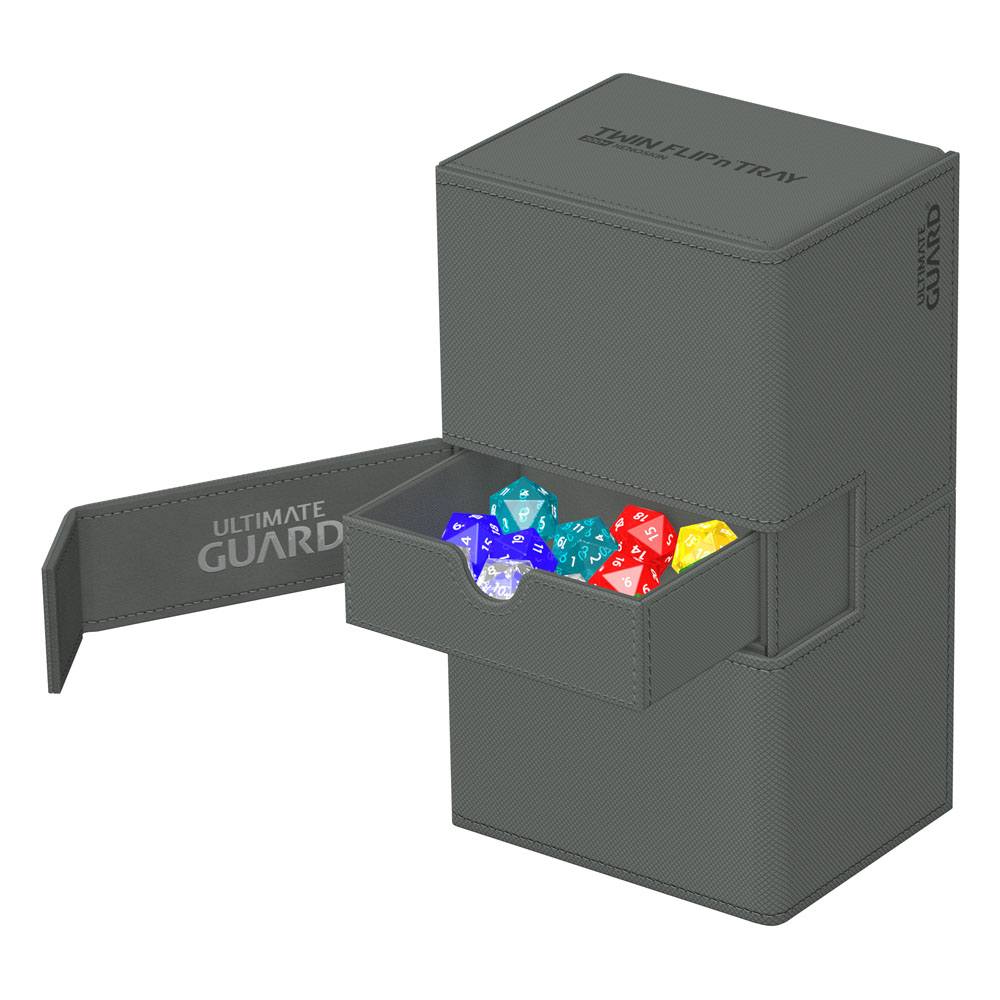 Ultimate Guard Twin Flip'n'Tray 200+ Xenoskin - Grey P061995