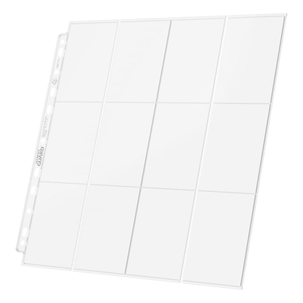 Ultimate Guard 24-Pocket QuadRow Pages Side-Loading (10) - Transparent P062041