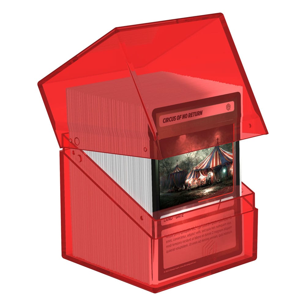 Ultimate Guard Boulder 100+ Clear - Ruby P062170