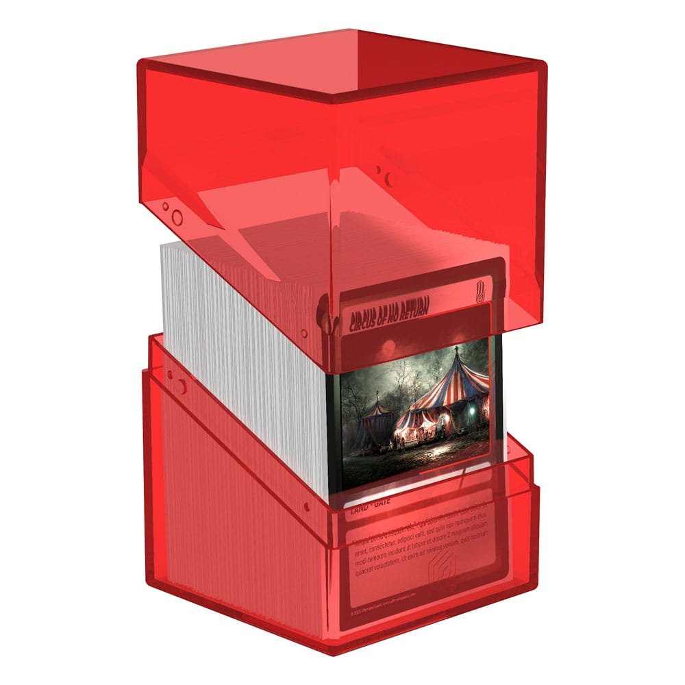 Ultimate Guard Boulder 100+ Clear - Ruby P062170