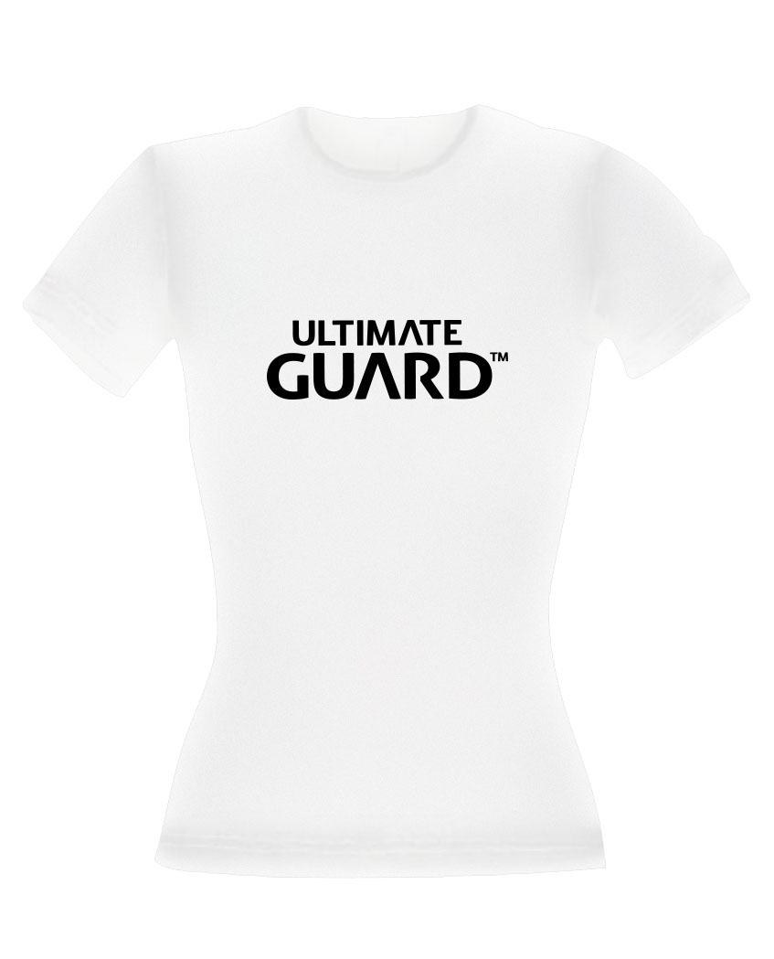 Ultimate Guard Ladies T-Shirt Wordmark White P065140