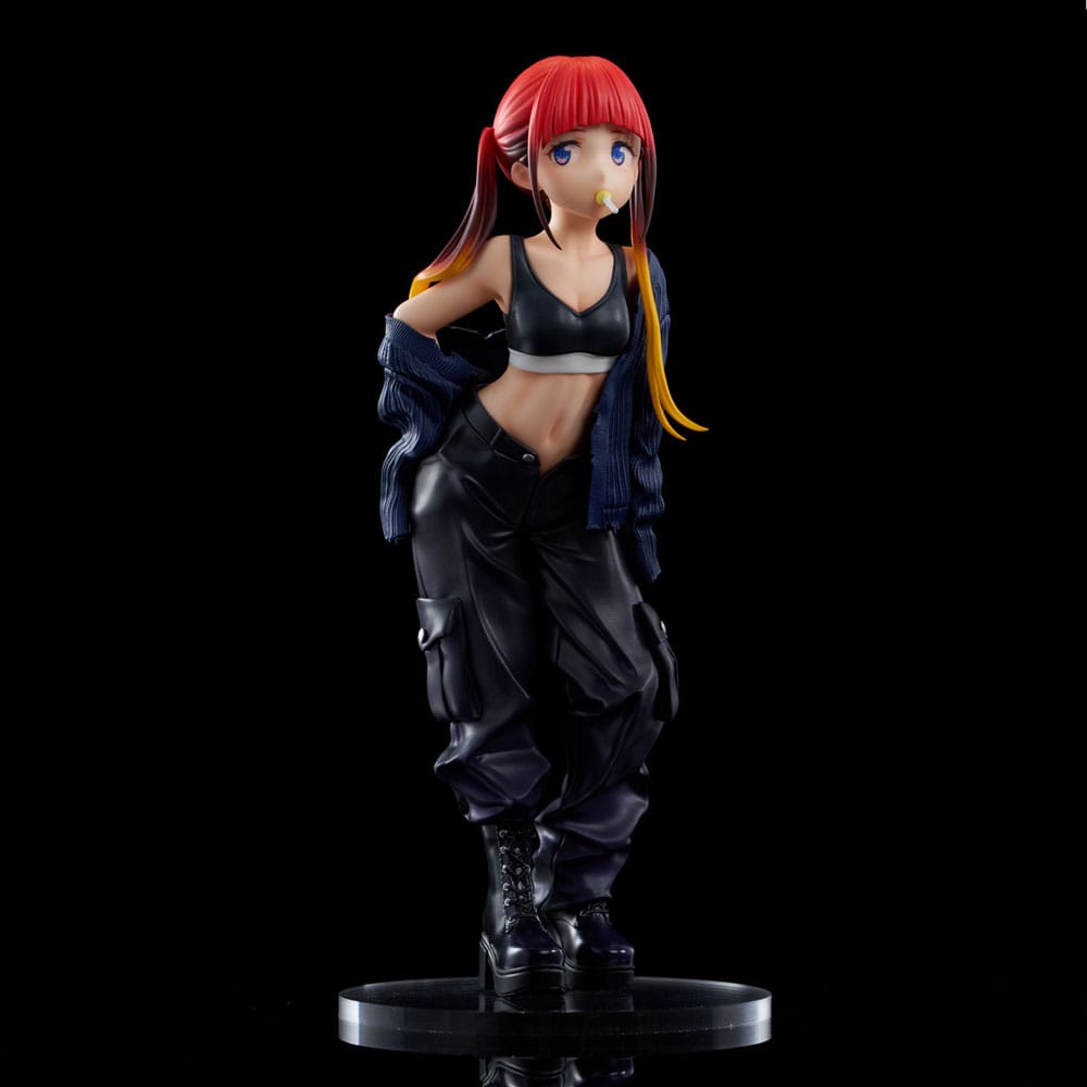Gridman Universe Zozo Black Collection Statue PVC Chise Asukagawa 21 cm P062387