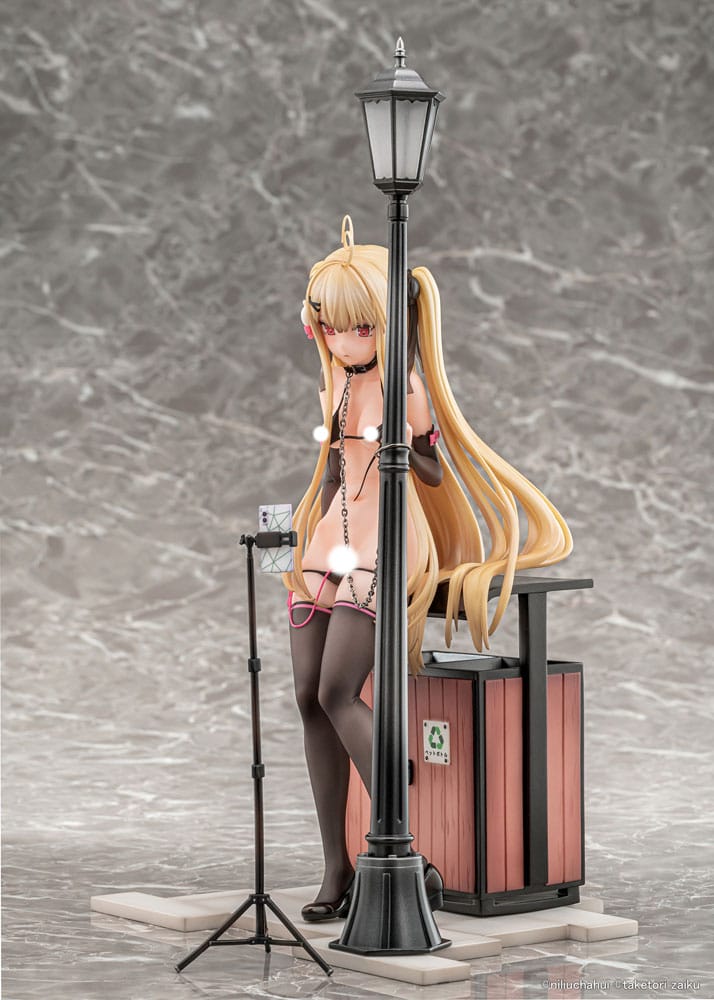 Original Character PVC Statue 1/6 Gyakuryuu Chakai Asaba Tokisaki Illustration By Taketori Zaiku 25 cm P062646