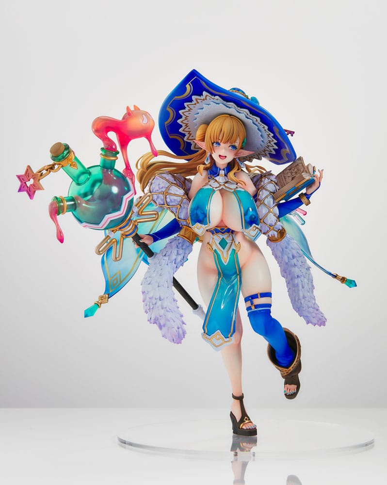 Original Character Elf Village Series PVC Statue 1/6 15th Villager Milklinde Antenna 25 cm P062665