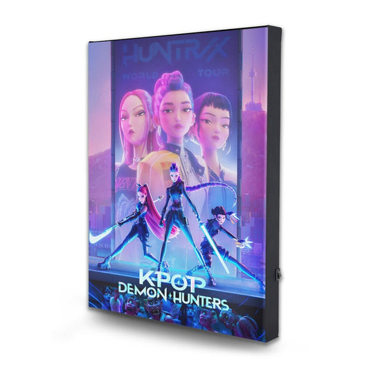 KPop Demon Hunters Canvas Print with light P066936