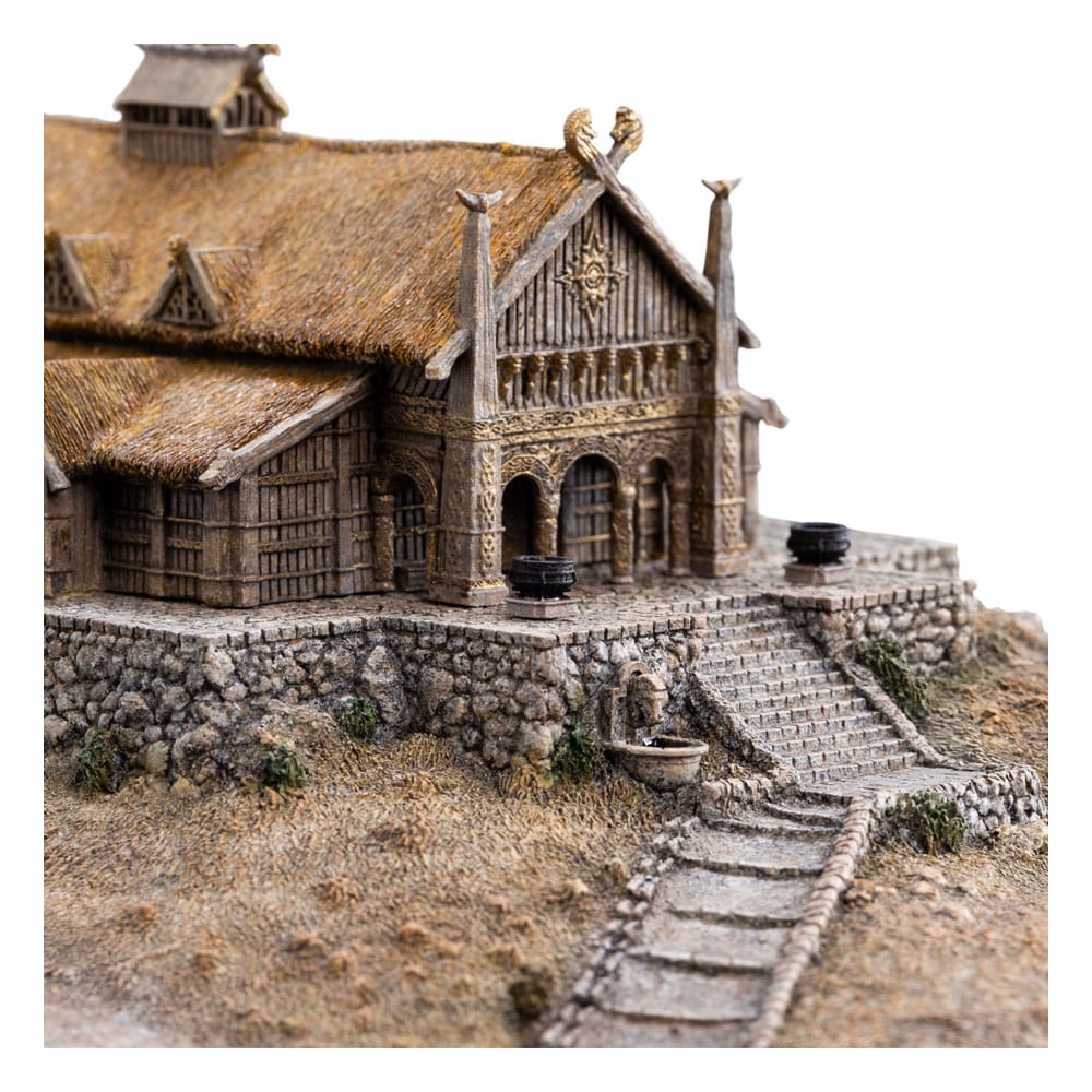 Lord of the Rings Statue The Golden Hall of Edoras 9 cm P062811