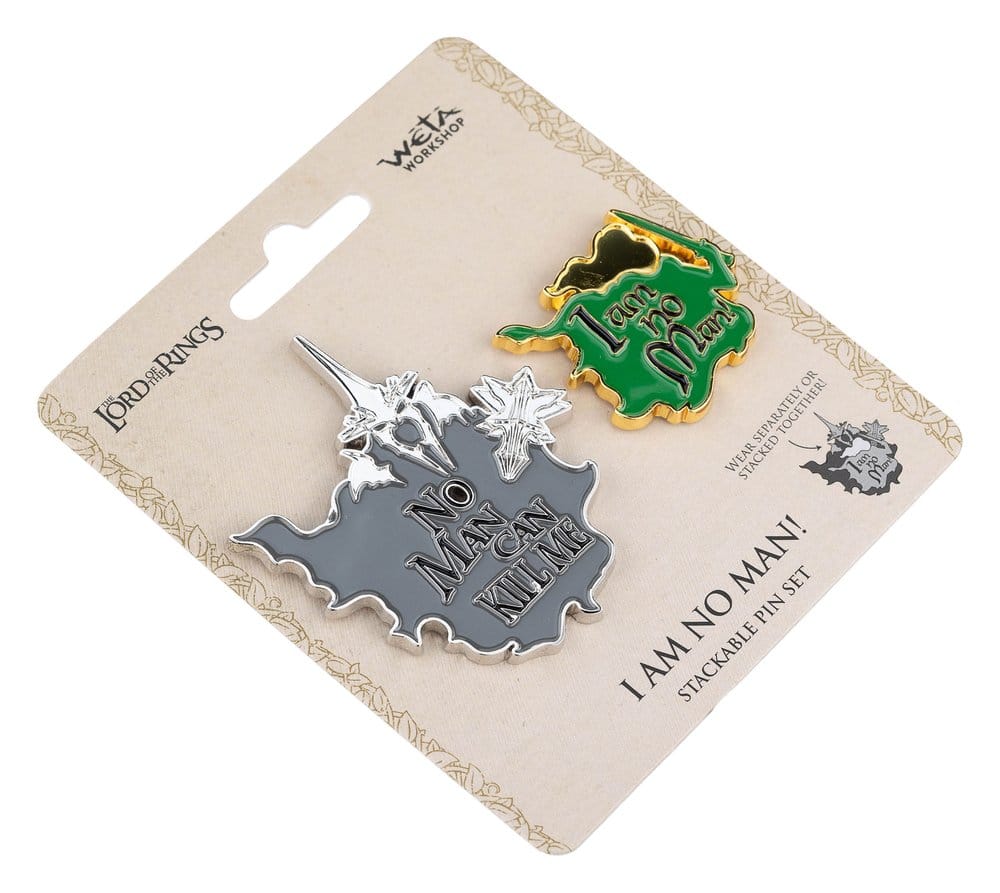 Lord of the Rings Collectors Pins 2-Pack No Man can Kill Me & I Am No Man! 7 cm P072773
