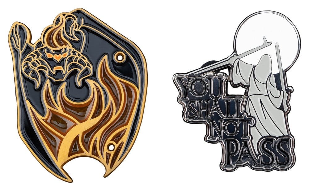 Lord of the Rings Collectors Pins 2-Pack You Shall Not Pass 8 cm P072775