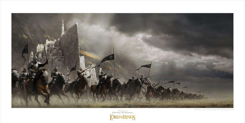 Lord of the Rings Art Print Faramir's Charge 59 x 30 cm P072782