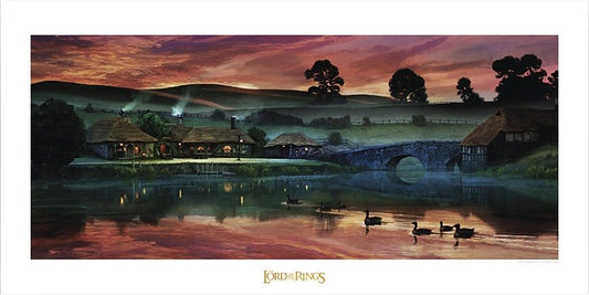 Lord of the Rings Art Print Return to the Green Dragon Inn 59 x 42 cm P072787