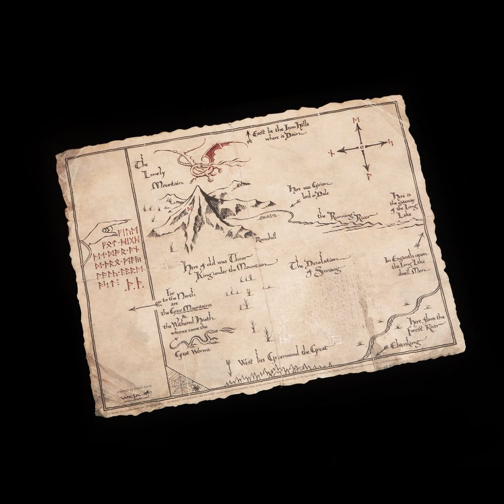 The Hobbit Art Print Thorin's Map 40 x 30 cm P072798