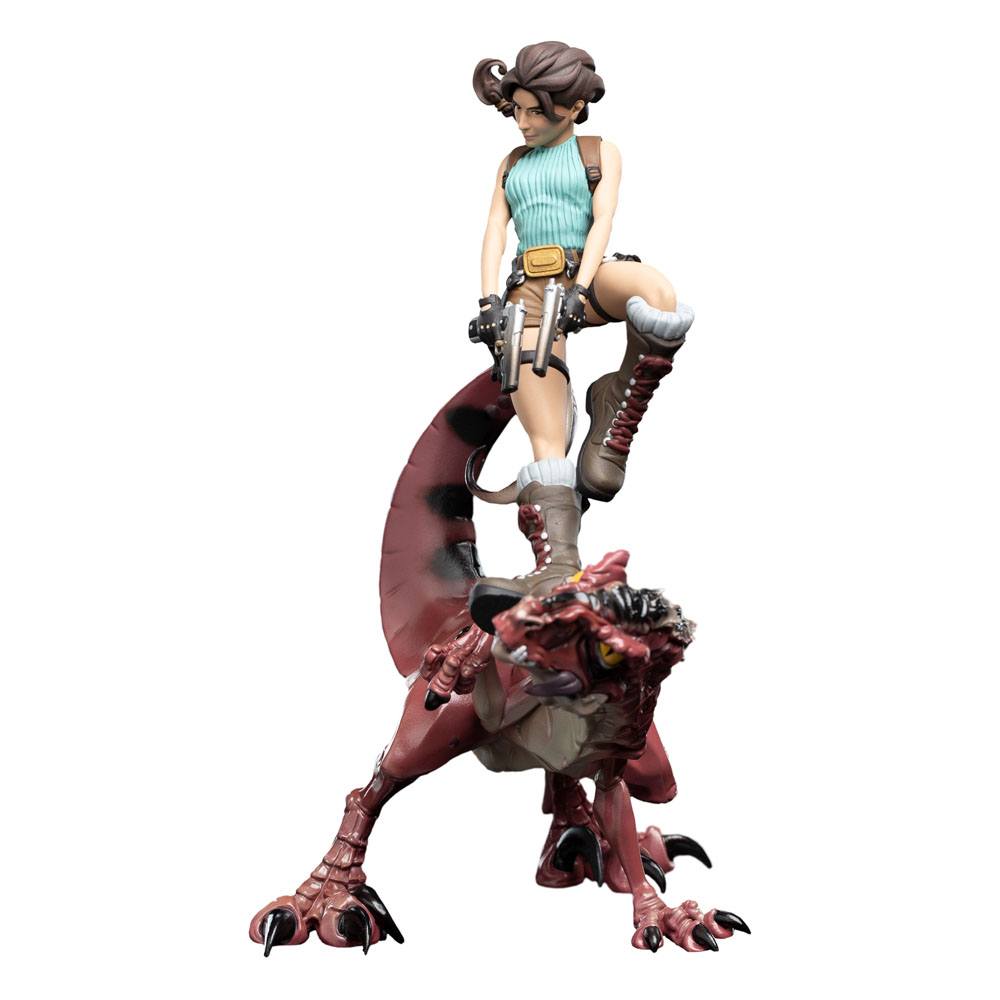 Tomb Raider Mini Epics Vinyl Figure Lara Croft & Raptor 24 cm P062929