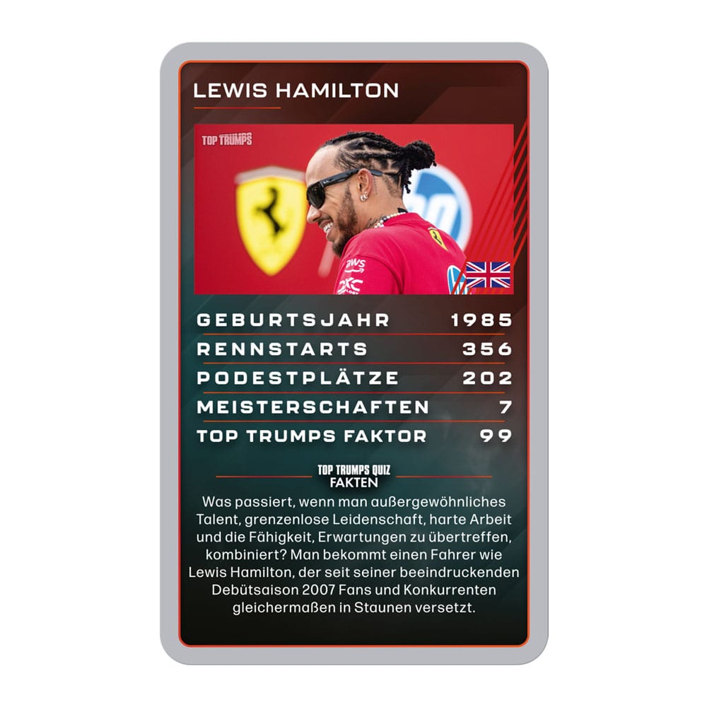 Grand Prix Helden Card Game Top Trumps Collectables *German Version*