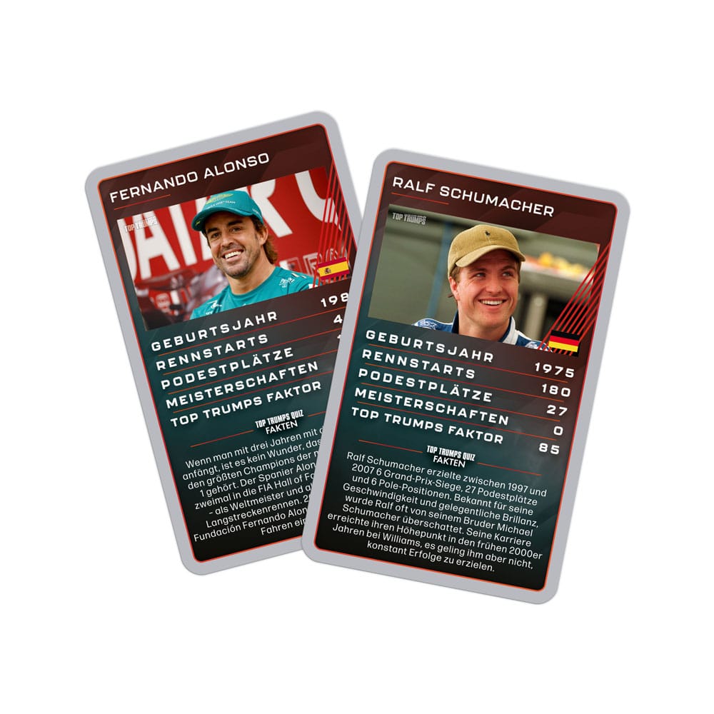 Grand Prix Helden Card Game Top Trumps Collectables *German Version*