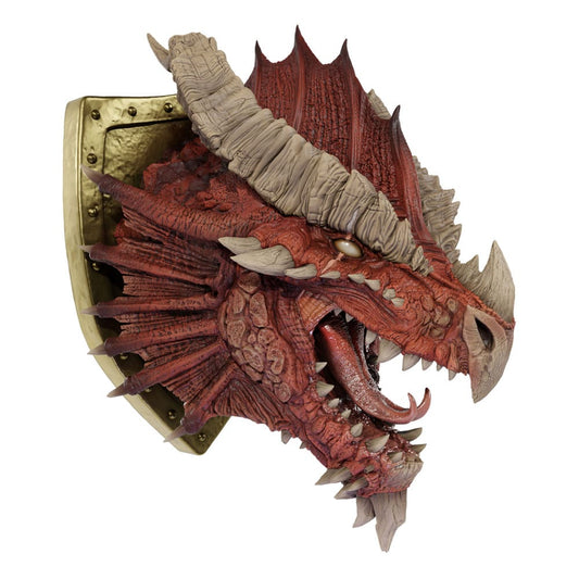 D&D Replicas of the Realms Life-Size Foam Figure Ancient Red Dragon Trophy Plaque - Limited Edition 50th Anniversary 56 cm P066506