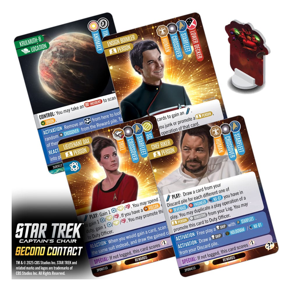 Star Trek: Captain's Chair Card Game Second Contact *English Version* P063079