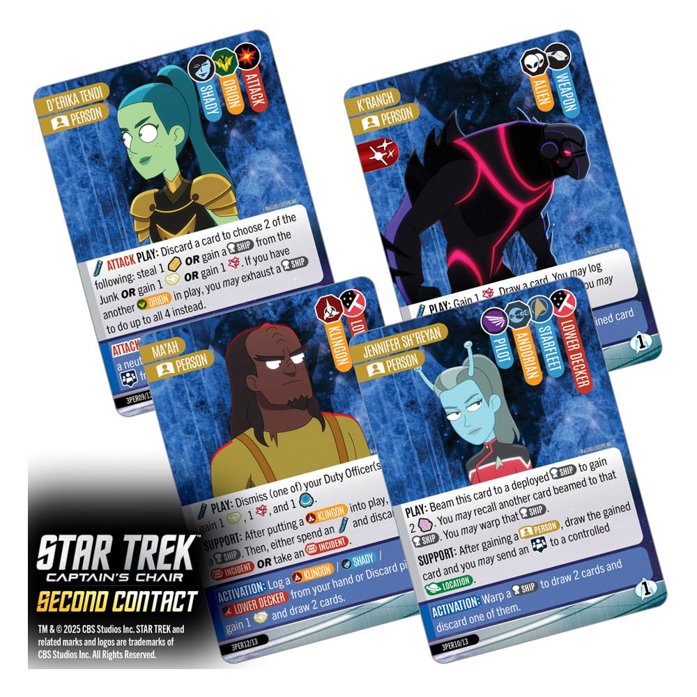 Star Trek: Captain's Chair Card Game Second Contact *English Version* P063079