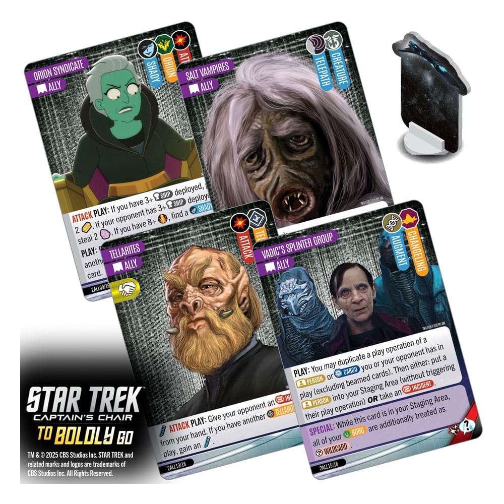 Star Trek: Captain's Chair Card Game To Boldly Go *English Version* P063082