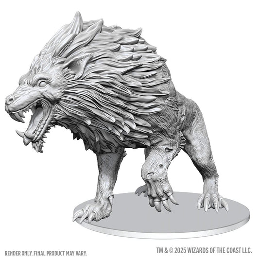 D&D Nolzur's Marvelous Miniatures Unpainted Miniatures Dire Worg 11 cm P065470