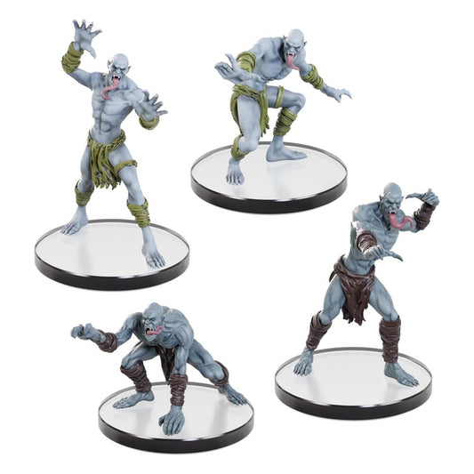 D&D Icons of the Realms pre-painted Miniatures Undead Armies - Ghouls & Ghasts Set P068450