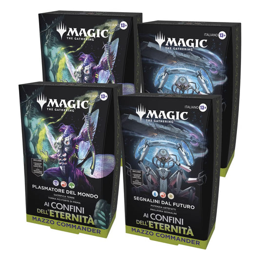 Magic the Gathering Ai Confini dell'Eternità Commander Decks Display (4) italian P063456