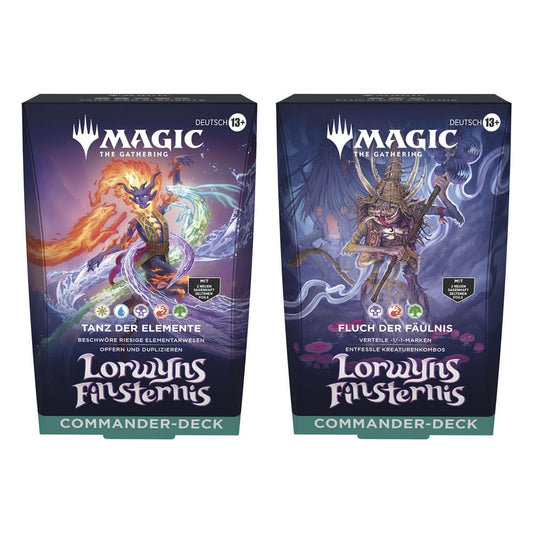 Magic the Gathering Lorwyns Finsternis Commander Decks Display (4) german P063516