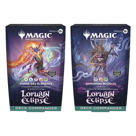 Magic the Gathering Lorwyn éclipsé Commander Decks Display (4) french P063517