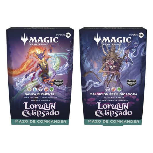 Magic the Gathering Lorwyn eclipsado Commander Decks Display (4) spanish P063519